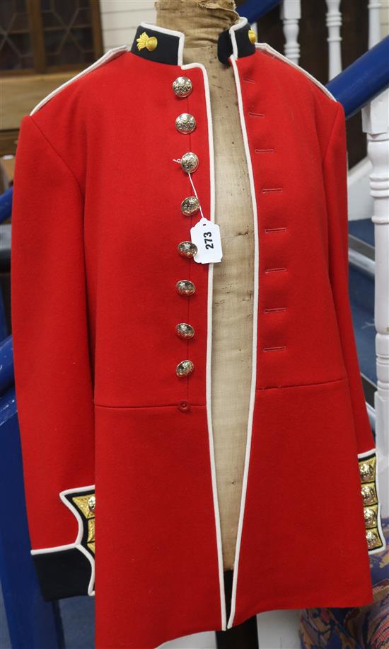A Grenadier guards tunic and tailors dummy